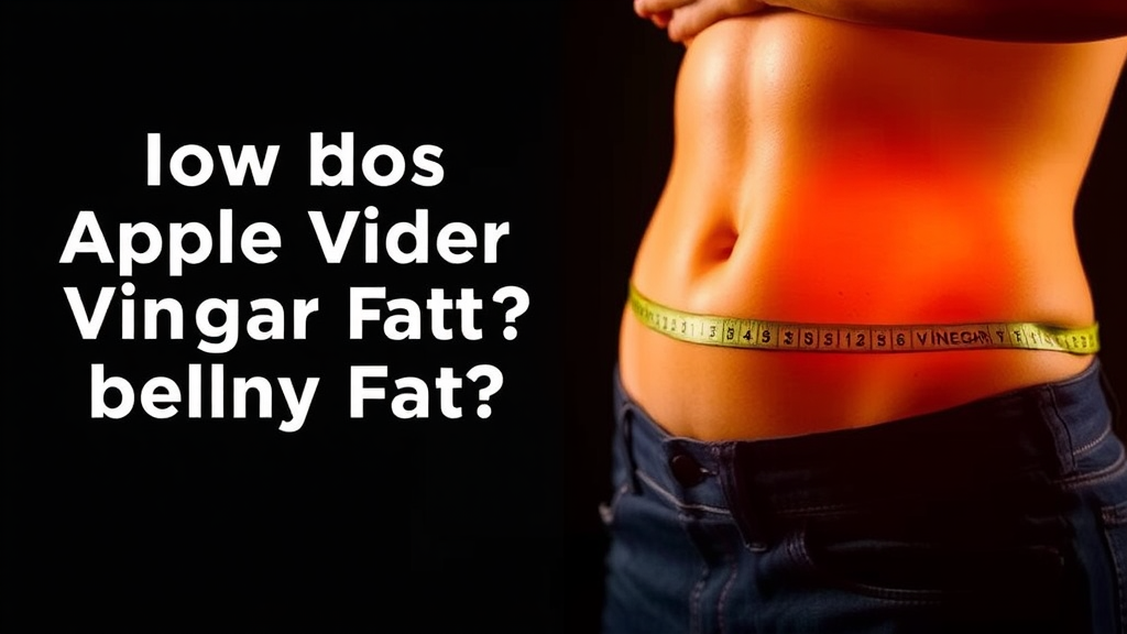 How Does Apple Cider Vinegar Burn Belly Fat