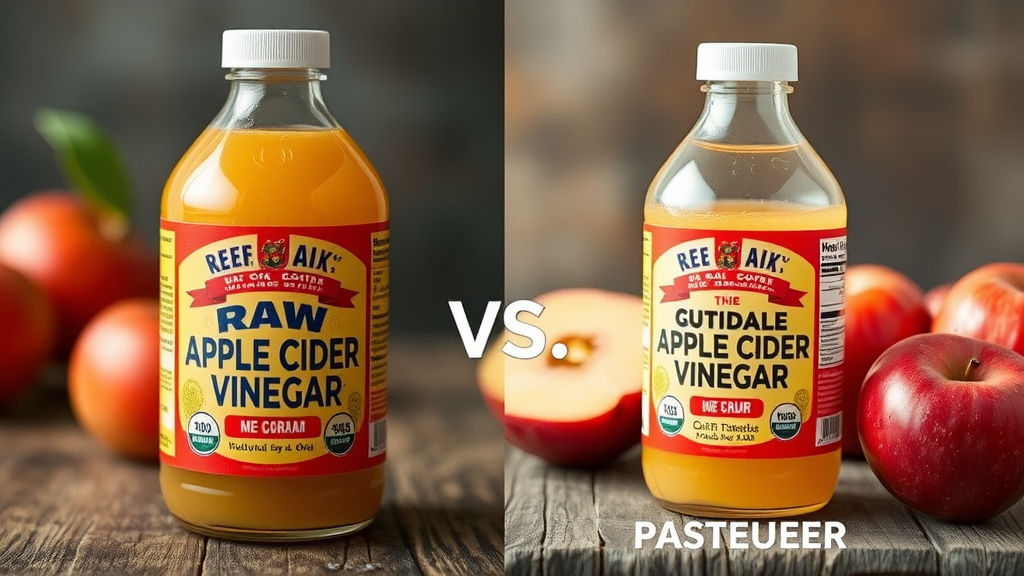 Raw Vs Pasteurized Apple Cider Vinegar